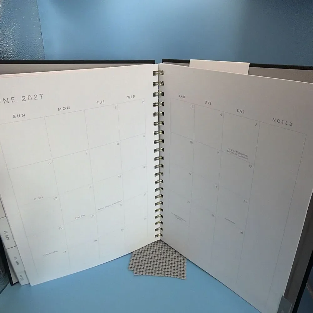 2026 Planner Weekly and Monthly Calendar Planner, January 2026 To June 27